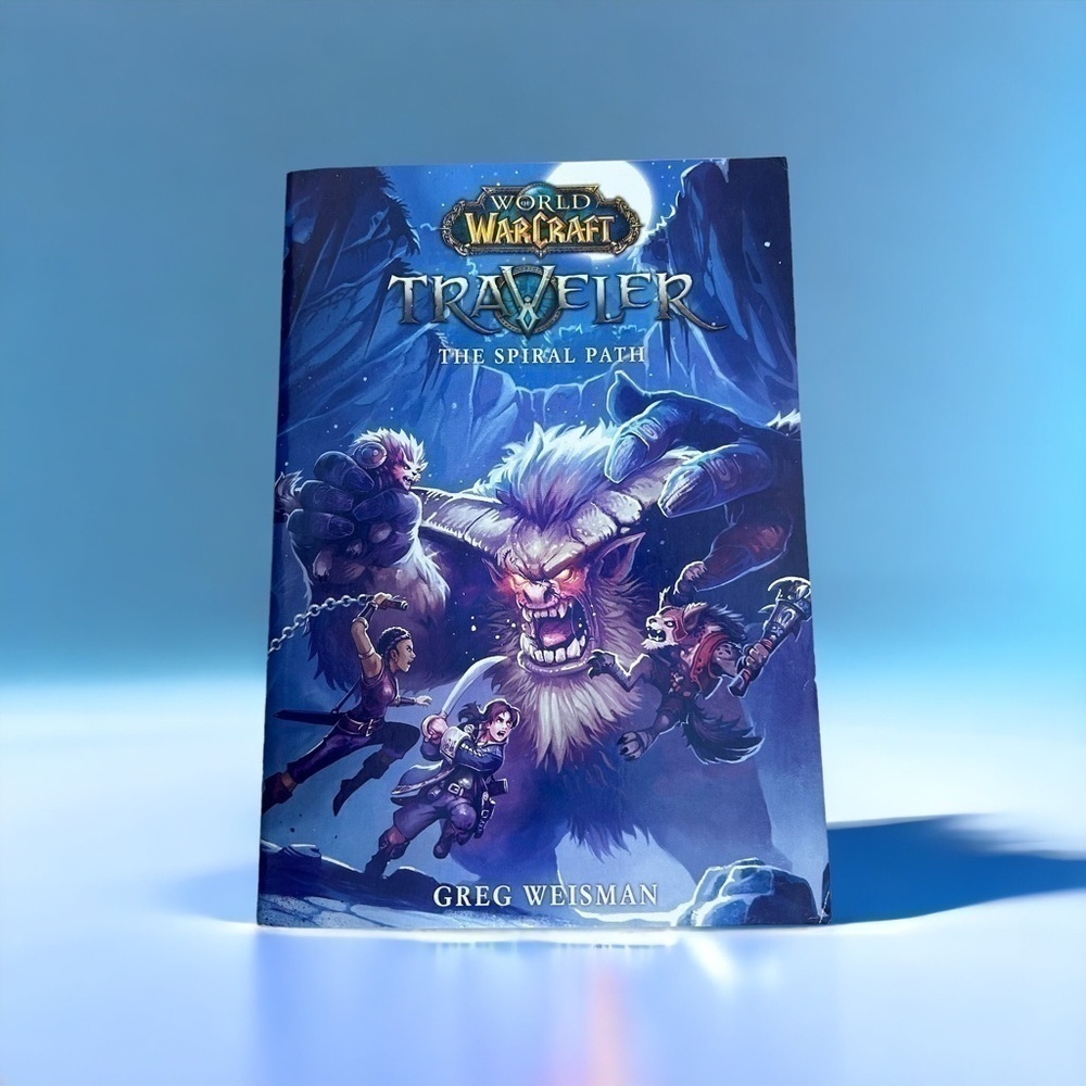 World of Warcraft Traveler The Spiral Path Greg Weismann Book Softcover Blue